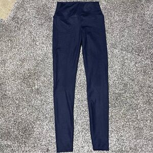 Alo Yoga Women's High Waist Navy  7/8 Leggings Pants Size XS